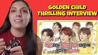 [Thrilling Interview] GOLDEN CHILD 킬포가 몇개야;; 일해야되는데 웃다가 하루 순삭잼 [짜릿한인터뷰/통통TV] | REACTION