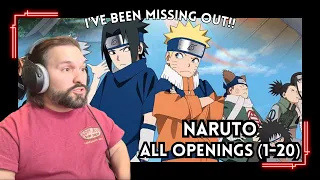 EDM Producer Reacts To Naruto Shippuden ALL Openings (1-20)