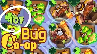 Bug Co-op lol, Monk 214 Stack, Bruiser 110 Stack, Only One Deck, Co-op - Rush Royale Unique Video