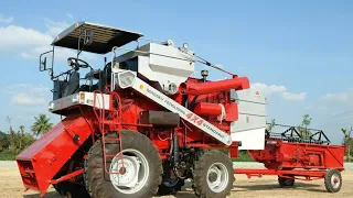 Tafe's Massey Ferguson Cruzer 7504 DLX Standard Box 4wd Combine Harvester Review in English Standard