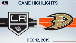 NHL Highlights | Kings vs. Ducks – Dec. 12, 2019