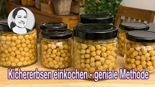 Kichererbsen einkochen - eine neue, sichere Methode mit dem Schnellkochtopf