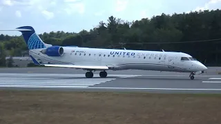 Runway 24 Spotting at Manchester Boston Regional Airport 8/8/22