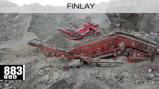 Terex Finlay 883 Scalping screener (original prototype)