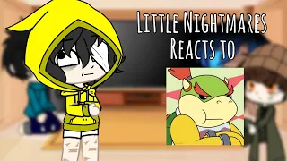 Little Nightmares kids react to Glider ||Gacha club|| My LN AU