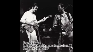 Frank Zappa - 1977 10 23 - Leroy Concert Theater, Pawtucket, RI