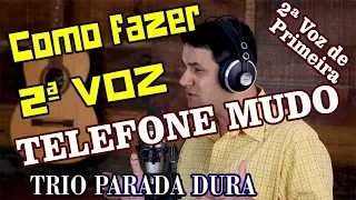 Como fazer Segunda Voz - TELEFONE MUDO | SEGUNDA VOZ Sertaneja