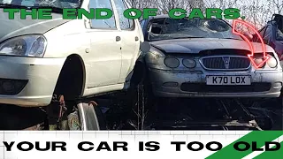 THE END OF OLD CARS? - YOUR CAR IS TOO OLD! - The Retirement Of My Rover 75 and why YOU may be next…