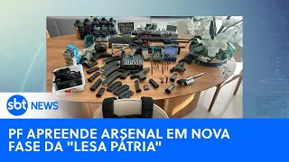 Polícia Federal apreende arsenal durante operação Lesa Pátria | #SBTNewsnaTV (17/04/24)