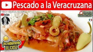 PESCADO A LA VERACRUZANA | #VickyRecetaFacil