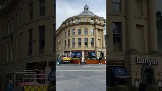 Waiting on a friend in Newcastle and this busker dude is brilliant!