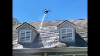 Roof Cleaning Time Lapse - Lucid C1 Cleaning Drone