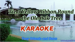 Tie a Yellow Ribbon Round the Ole Oak Tree _ karaoke