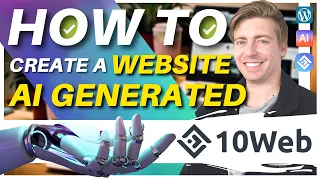 Simply Create a WordPress Website with Al in 10 minutes! (10Web AI Website Builder) 2023