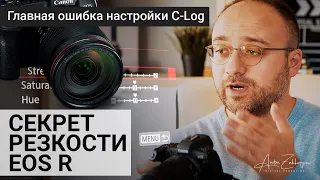 Резкость при съемке на EOS R - главная настройка Canon C-Log