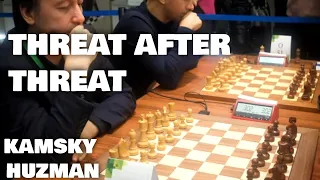 Threat by threat | Kamsky - Huzman | World blitz 2019