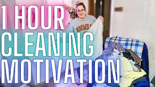 1 HOUR OF CLEANING MOTIVATION | MOBILE HOME POWER HOUR CLEAN WITH ME