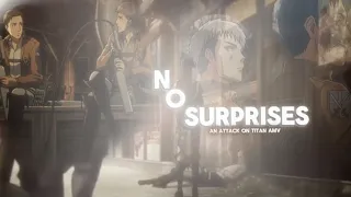 No Surprises | Attack on Titan Jean and Marco AMV | TheAnimeBoys