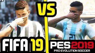 FIFA 19 vs PES 2019 NEW GAMEPLAY FEATURES