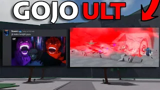 The Strongest Battlegrounds NEW GOJO ULT MOVE | The Strongest Battlegrounds Update