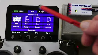 PowerBox Core Tx - Primary Receiver and Satellite Rx Binding