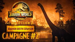 JURASSIC WORLD EVOLUTION 2 DOMINION BIOSYN #2 : je termine le mode CAMPAGNE dans le SANCTUAIRE 🤩
