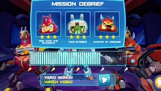 Angry Birds Transformers - ALL 3 MISSIONS DEBRIEF - Easy, Medium, Hard