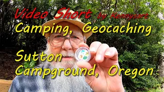 Camping, Geocaching Sutton Campground, Florence, Oregon