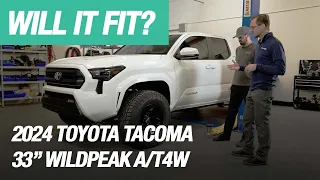 The biggest A/T4W on a 4th Gen Taco with no lift. Will it Fit?