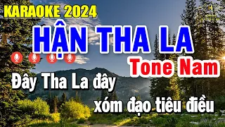 Hận Tha La Karaoke Tone Nam ( Dm ) Nhạc Sống Dễ Hát | Trọng Hiếu