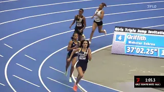 Sophia Gorriaran And Shawnti Jackson Race To The Line In VA Showcase 500m