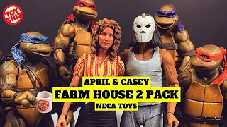 2022 TMNT FARM HOUSE 2 Pack | Walmart Excl | NECA Toys