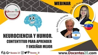 WEBINAR “NEUROCIENCIA Y HUMOR. CONTENTITUD PARA APRENDER (Y ENSEÑAR) MEJOR” |  DOCENTES 2.0