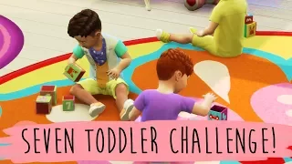 THEY ARE MAKING ME CRAZY! Sims 4: Seven Toddler Challenge (Part 2)