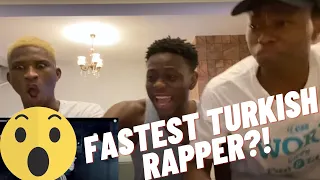 NIGERIANS REACTING TO "En Hızlı 5 Türk Rapçiler" | Türkçe rap reaksiyon | (Türkçe altyazı)