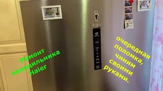 Ремонт холодильника Haier. Не морозит и не работает сенсорная панель.Haier Refrigerator Repair.