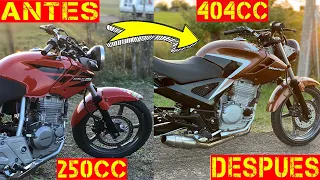 HONDA TWISTER 250CC A 404CC | DEL PRINCIPIO AL FINAL | PERREMOTOVLOG