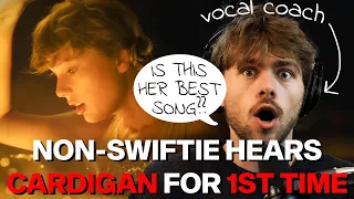 Vocal Coach Reacts to Taylor Swift's "Cardigan" from "Folklore"