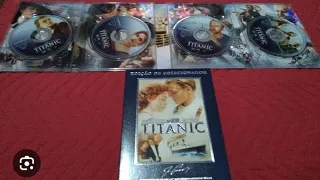 DVD BOX RARO COM 4 DISCOS DE (TITANIC) ED...DE LUXO DE COLECIONADOR $$$$$$$$