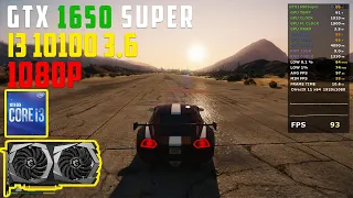 Grand Theft Auto 5 Natural Vision - GTX 1650 Super 4GB - i3 10100 - 1080p