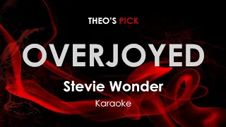 Overjoyed - Stevie Wonder karaoke