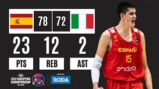 Aday MARA Full Game Highlights (23 PTS, 12 REB, 2 AST, 3 BLK) vs Italy