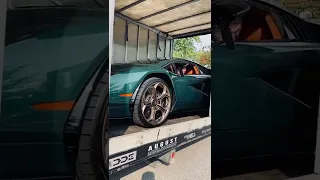 Loading Countach LPI 800-4 On Tow Truck
