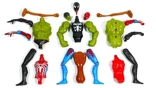 Assemble Hulk Smash vs Venom Miles vs Siren Head vs Spider-Man Avengers Marvel Story