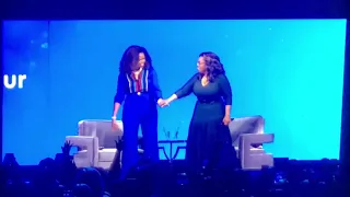 The conclusion of the discussion with Oprah and Michelle Obama at Oprah's 2020 Vision Tour