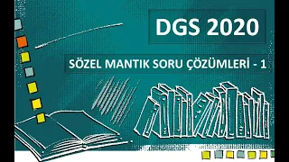 DGS 2020 SÖZEL MANTIK SORU ÇÖZÜMLERİ-1