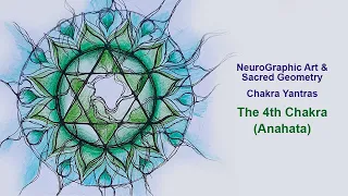 NeuroGraphicArt & Sacred Geometry - Yantras for Chakras - Anahata