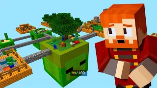 Ekiple 100 GÜN Skyblock Zombi #1