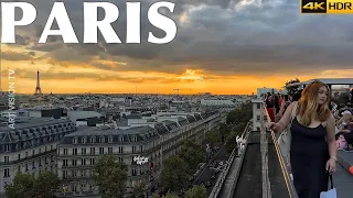 🇫🇷[PARIS 4K] WALK IN PARIS "BEST ROOFTOP IN PARIS" (4K 60FPS VERSION) 20/SEPTEMBE/2023