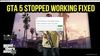 How to FIX GTA 5 has stopped working for PC (In Detail !)